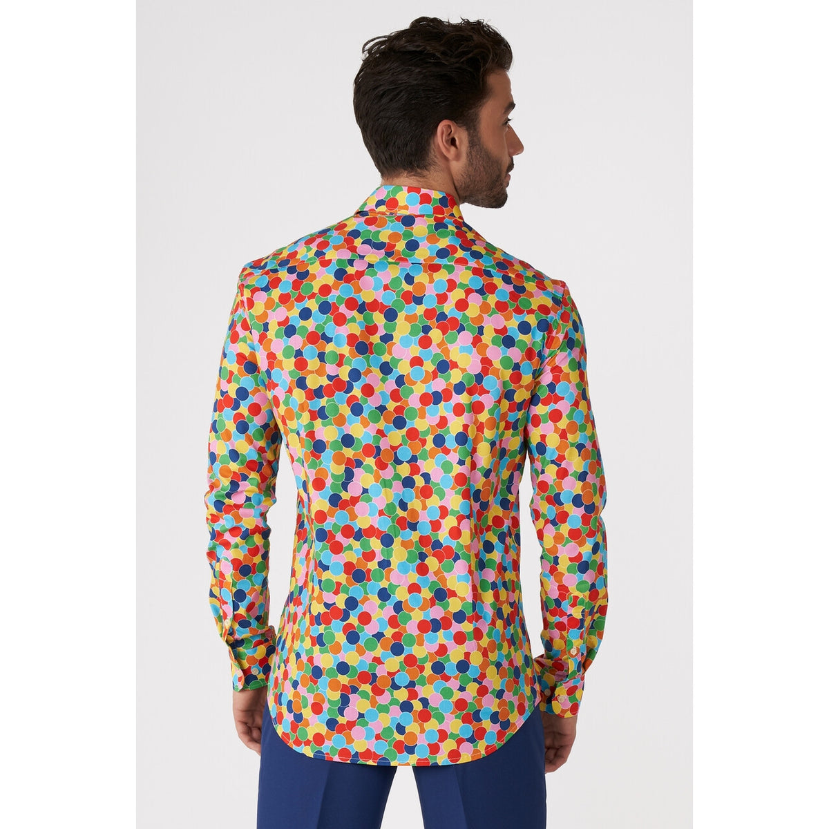Op deze afbeelding zie je een Kostuums, van het merk Opposuits. Festive Colour Confetteroni Blouse Man