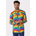 Chemise Zig Zag Arc-En-Ciel Festival Homme