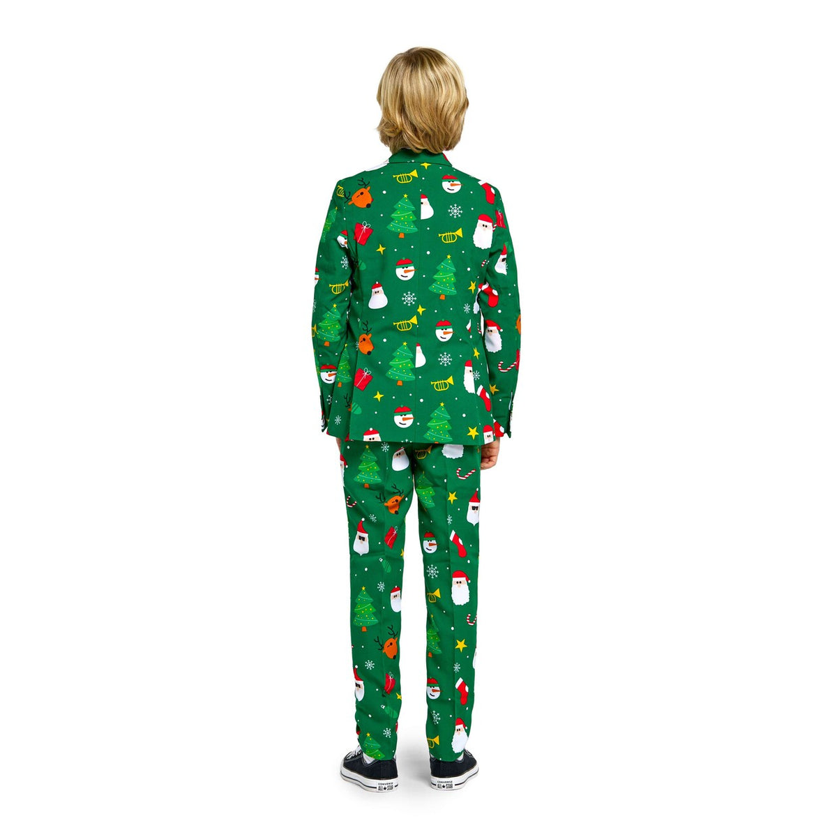 Op deze afbeelding zie je een Kostuums, van het merk Opposuits. Teen Boys Festivity Green Jongen Kostuum