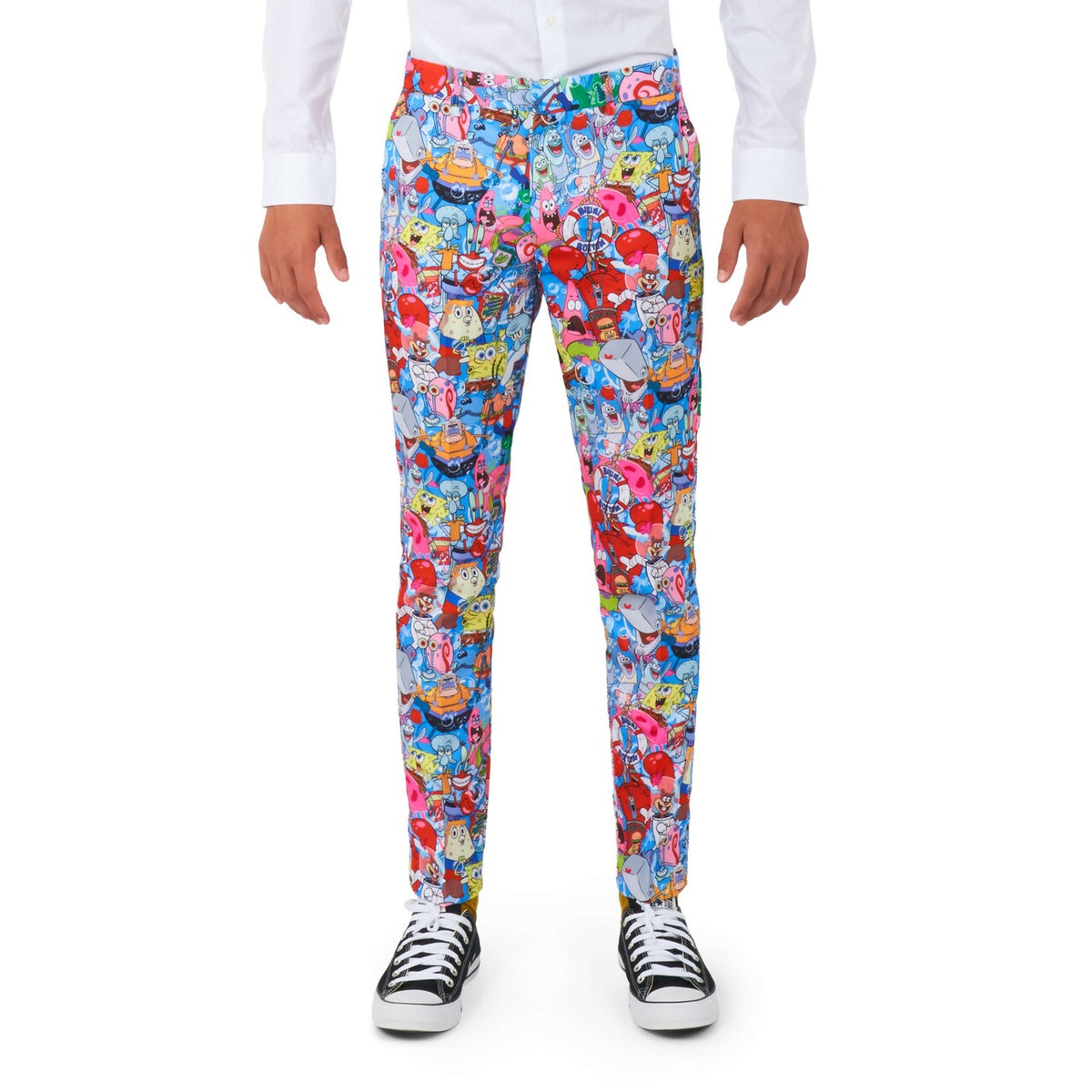 Op deze afbeelding zie je een Kostuums, van het merk Opposuits. Teen Boys Spongebob™ Frenzy Jongen Kostuum
