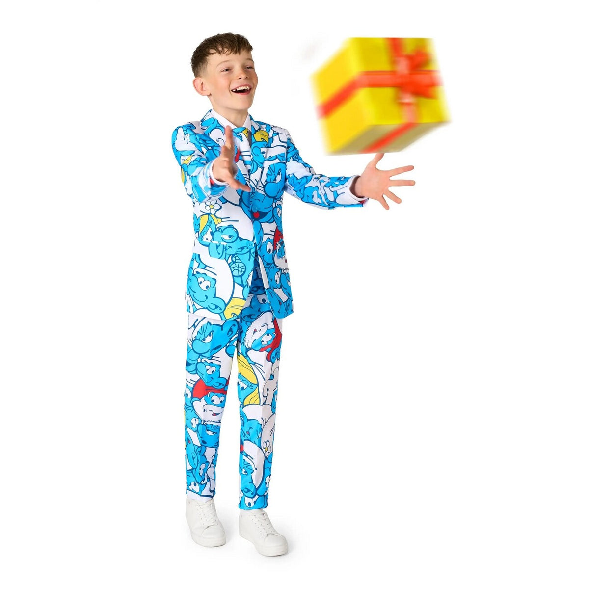 Op deze afbeelding zie je een Kostuums, van het merk Opposuits. The Smurfs Jongen Kostuum