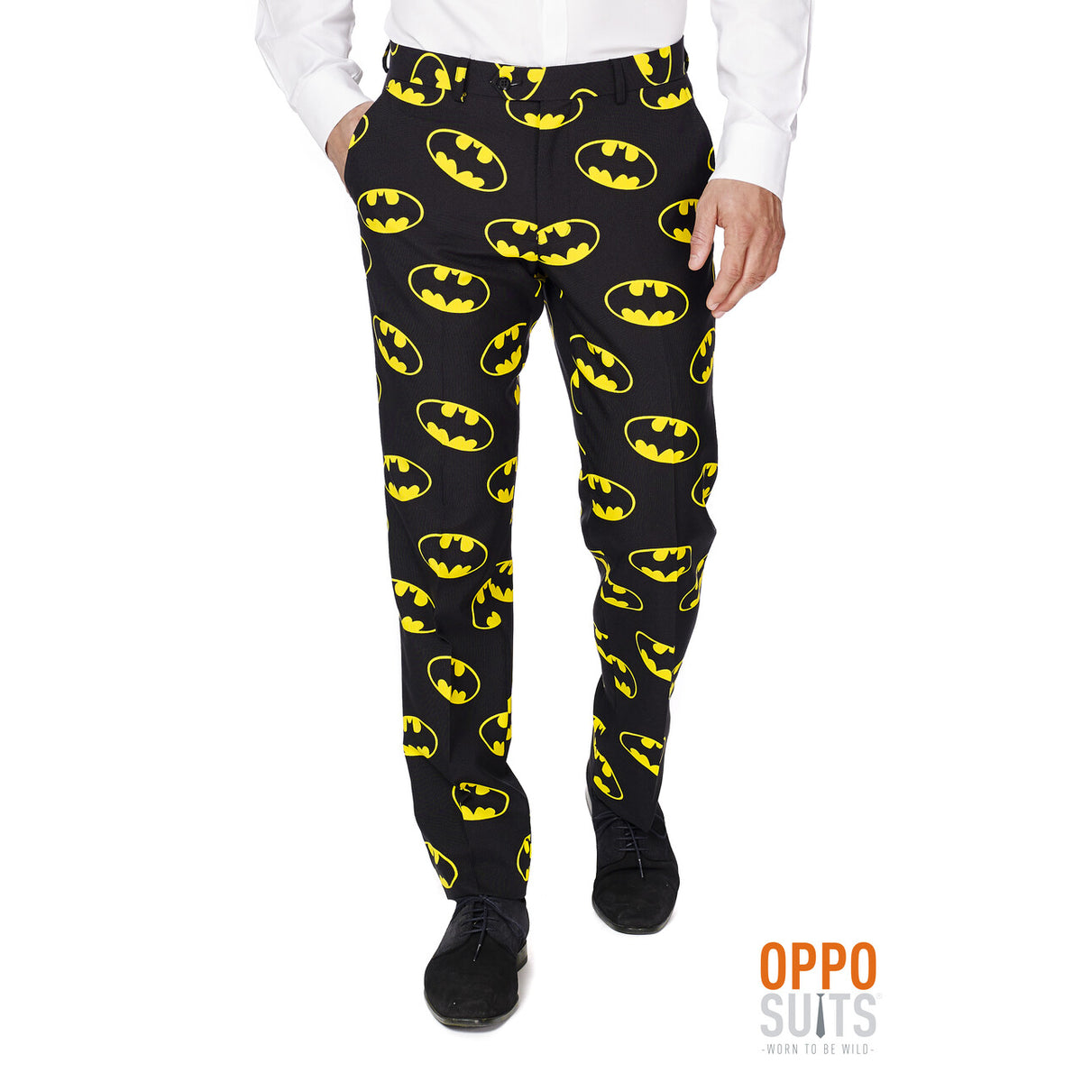 Op deze afbeelding zie je een Kostuums, van het merk Opposuits. Superheld Batman™ Opposuit Kostuum