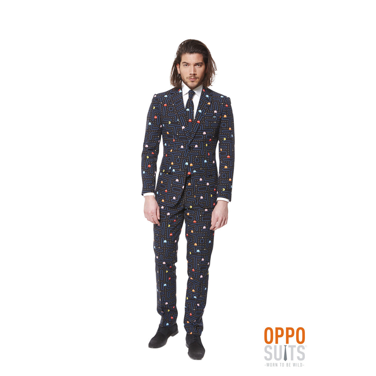 Op deze afbeelding zie je een Kostuums, van het merk Opposuits. Retro Game Pac-Man™ Opposuit Kostuum