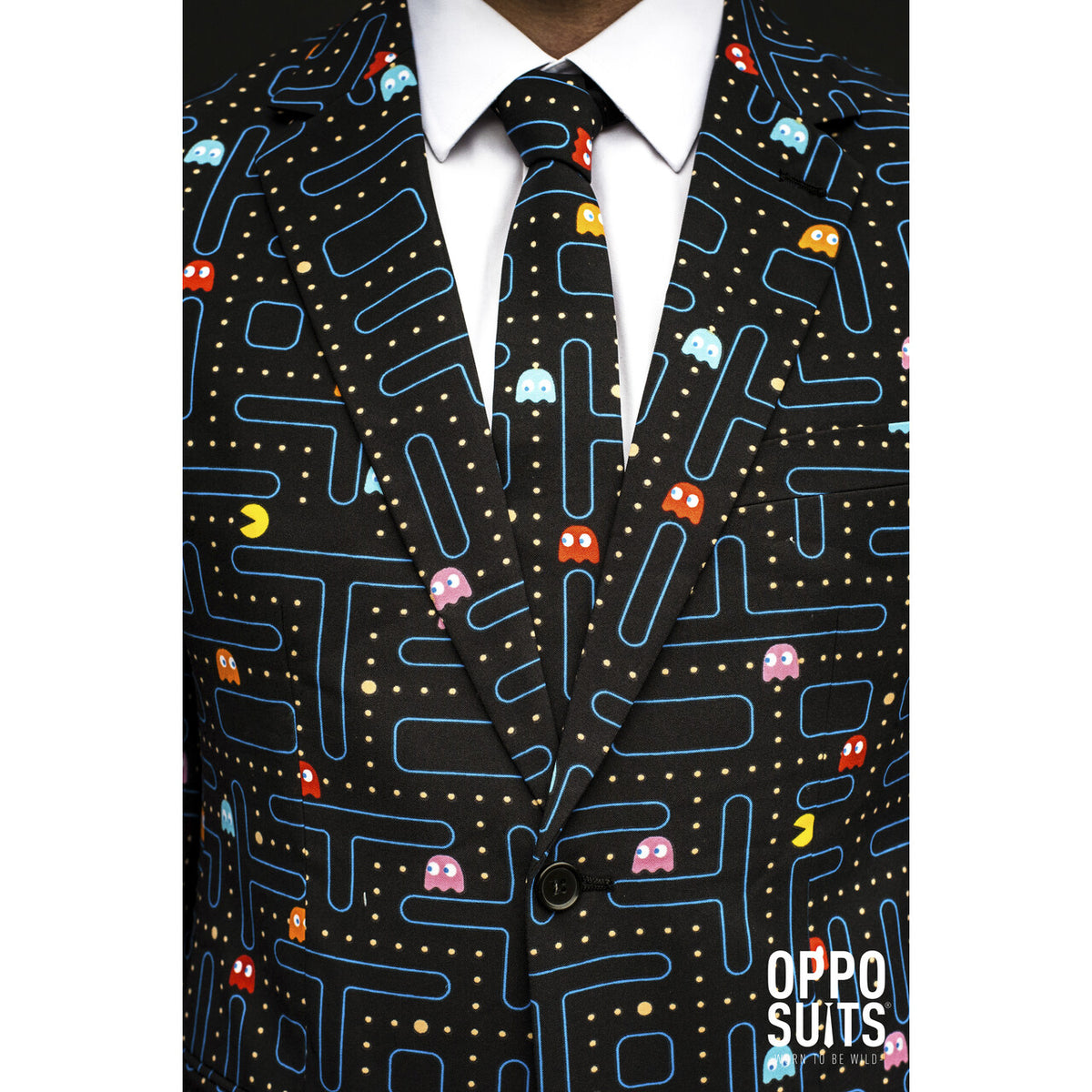 Op deze afbeelding zie je een Kostuums, van het merk Opposuits. Retro Game Pac-Man™ Opposuit Kostuum
