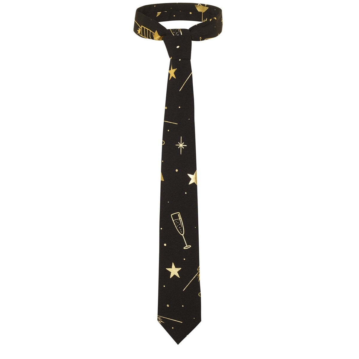 Op deze afbeelding zie je een Kostuums, van het merk Opposuits. Zwart Fancy Fireworks Oud En Nieuw Vuurwerk Kostuum Man