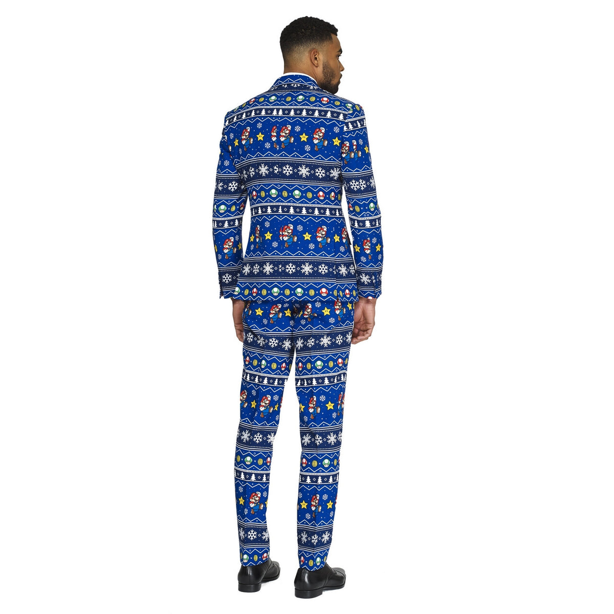 Op deze afbeelding zie je een Kostuums, van het merk Opposuits. Merry Mario™ Kerst Computerspel Man Kostuum
