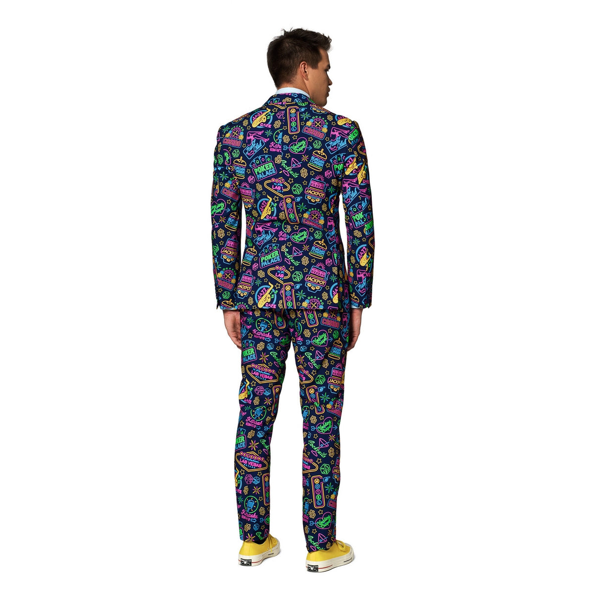 Op deze afbeelding zie je een Kostuums, van het merk Opposuits. Mr. Vegas Casino Man Kostuum