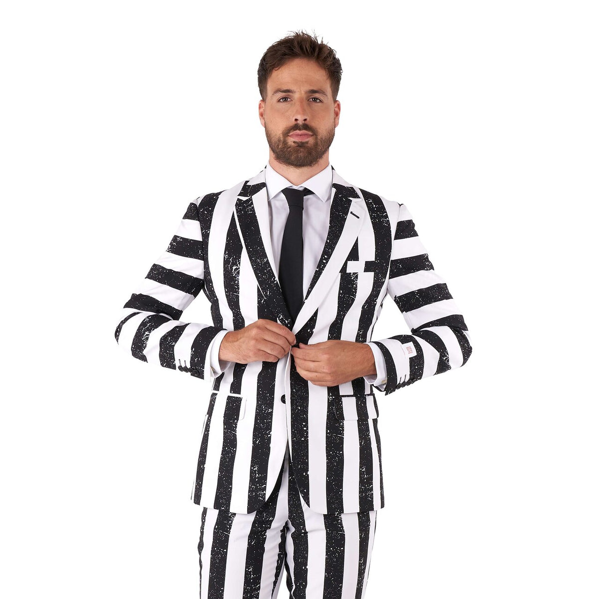 Op deze afbeelding zie je een Kostuums, van het merk Opposuits. Beetlejuice™ Man Kostuum