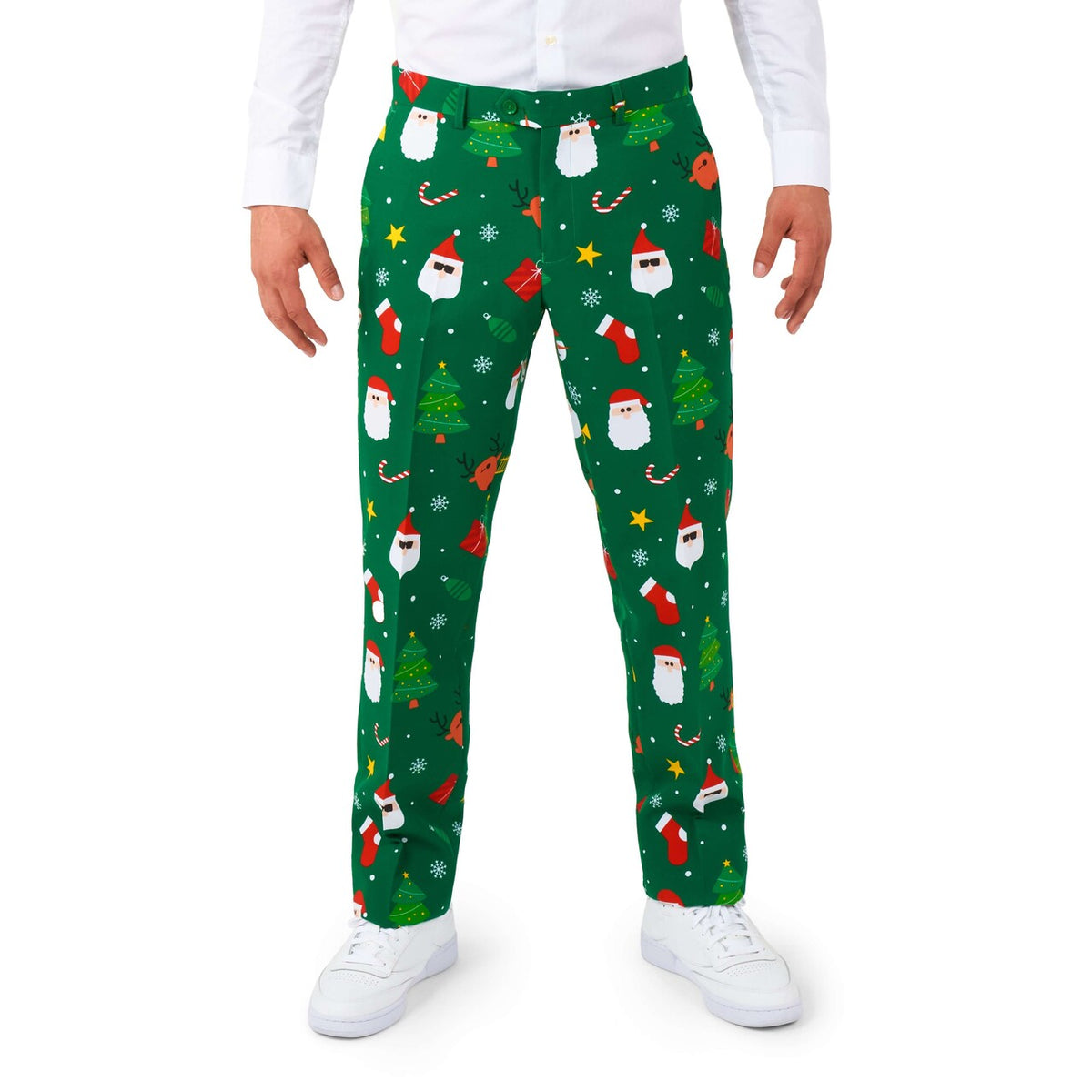 Op deze afbeelding zie je een Kostuums, van het merk Opposuits. Festivity Green Man Kostuum