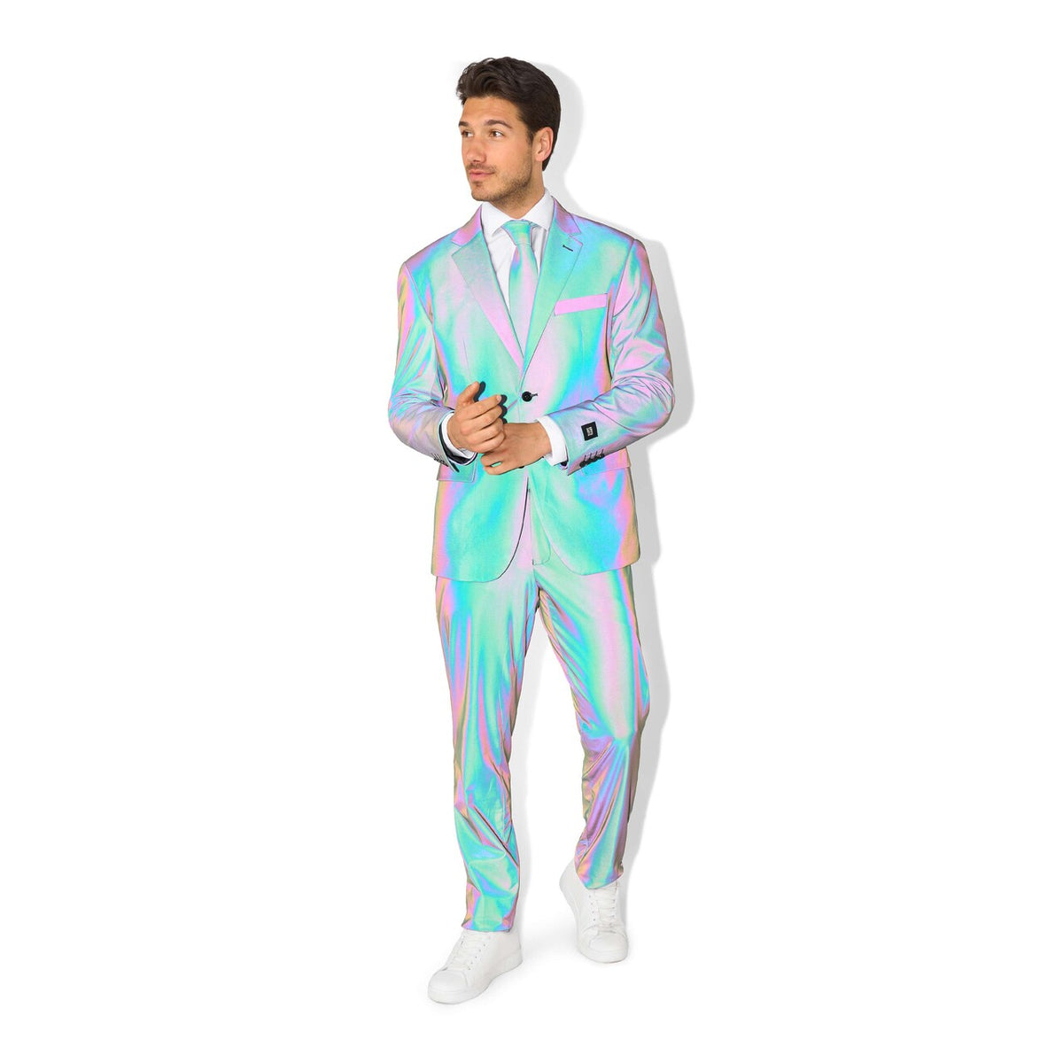 Op deze afbeelding zie je een Kostuums, van het merk Opposuits. Reflective Perfective Man Kostuum