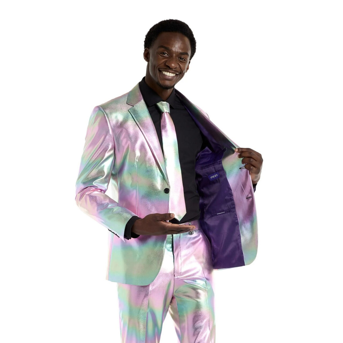 Op deze afbeelding zie je een Kostuums, van het merk Opposuits. Proper Pearly Mermaid Man Kostuum