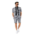 Rayures Zazzy Zèbre Été Costume Homme