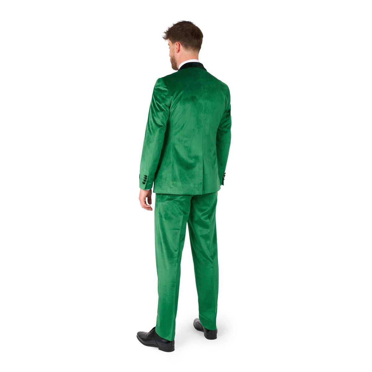 Op deze afbeelding zie je een Kostuums, van het merk Opposuits. Velvet Verdant Man Kostuum
