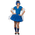 Jupe à Volants Bleue Fleurie Costume