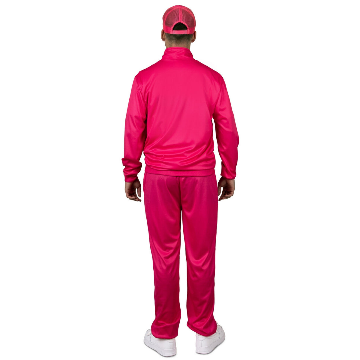 Op deze afbeelding zie je een Kostuums, van het merk PartyXplosion. Binkie Pinkie Team Player Suit Man Kostuum