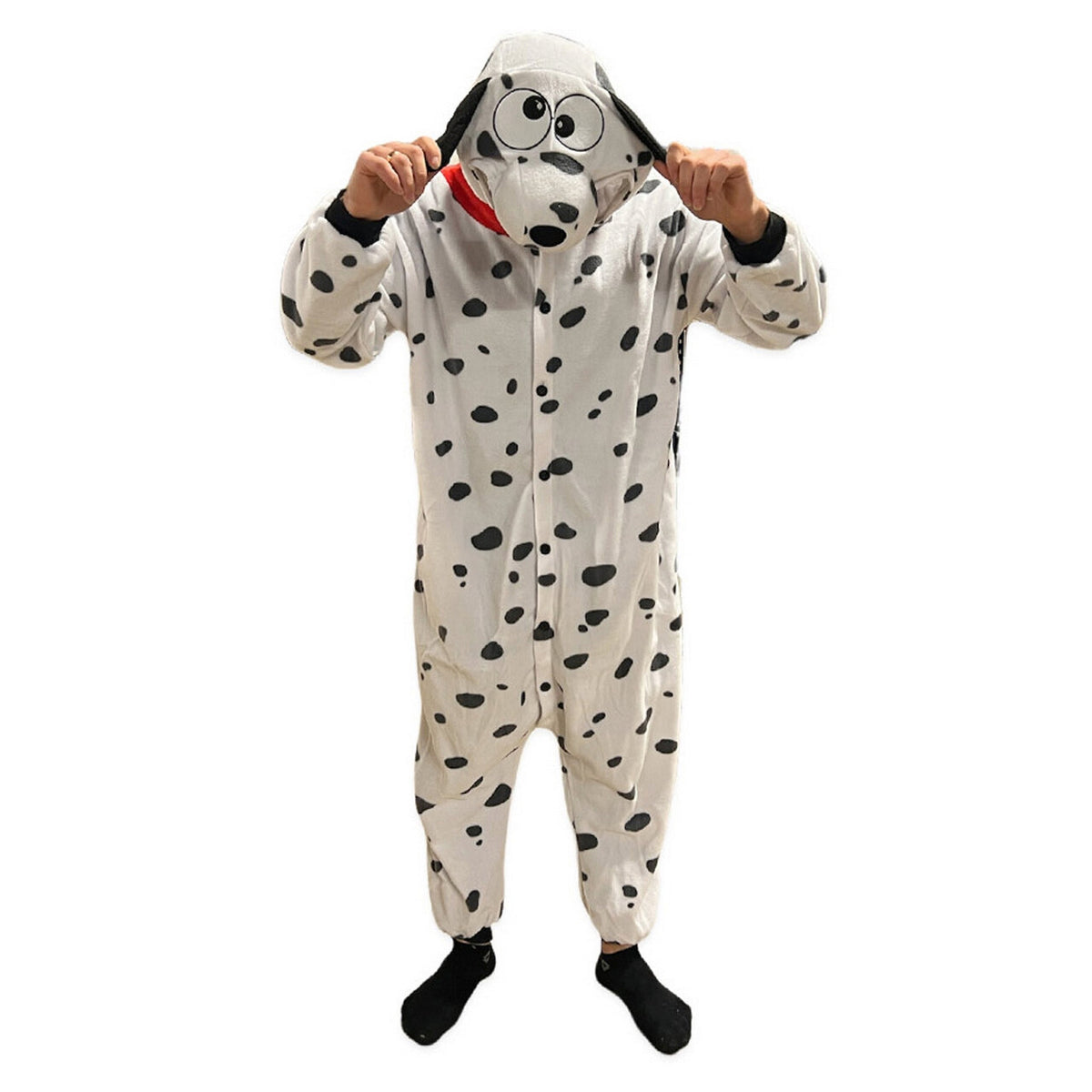 Op deze afbeelding zie je een Kostuums, van het merk PartyXplosion. Dalmatier Drugs Hond Kostuum