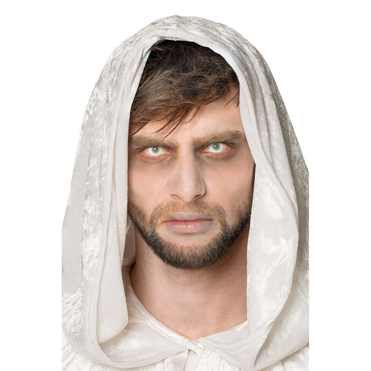 Op deze afbeelding zie je een Accessoires, van het merk PartyXplosion. Spooky Ghost Lenzen