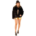 Veste En Fourrure De Luxe Femme
