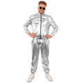 Survêtement Argenté Attaque Spatiale Homme Costume