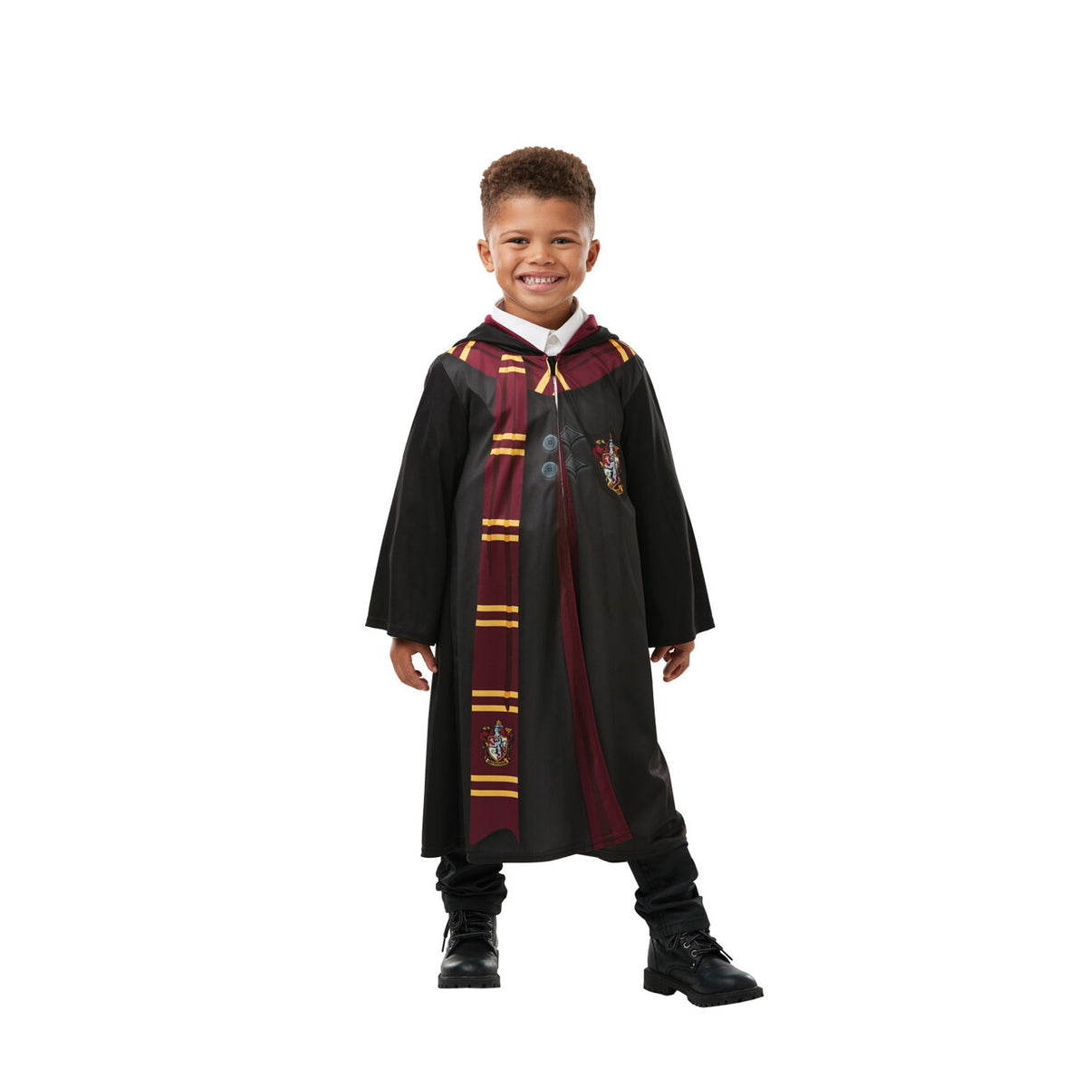 Op deze afbeelding zie je een Kostuums, van het merk Rubies. Gryffindor Mantel Kostuum Kind