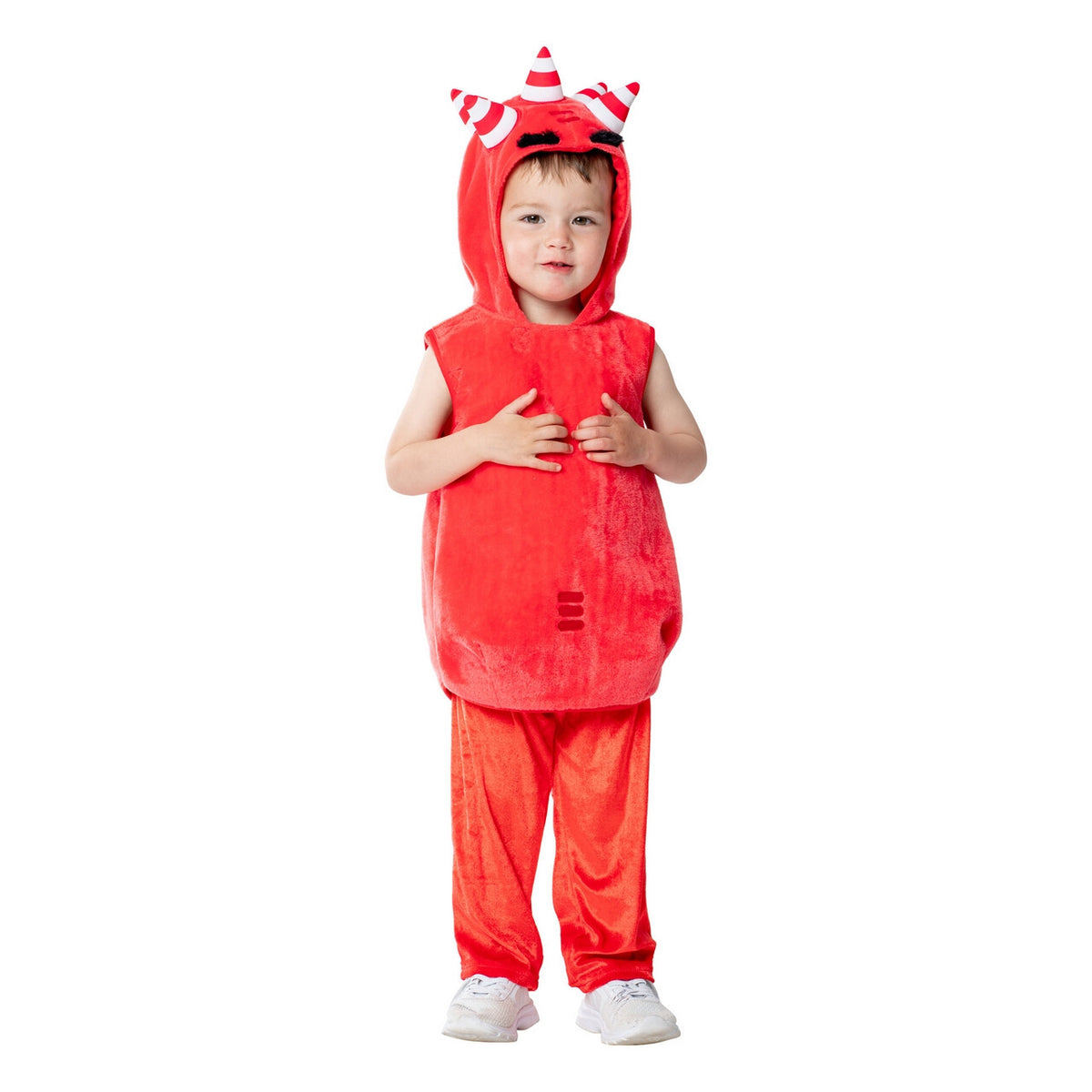 Op deze afbeelding zie je een Kostuums, van het merk Rubies. Angry Oddbods Fuse Kind Kind Kostuum