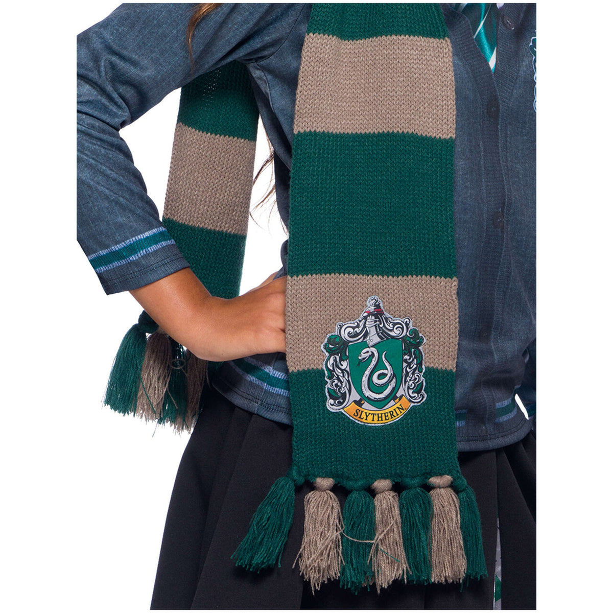 Op deze afbeelding zie je een Accessoires, van het merk Rubies. Slytherin Sjaal