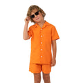 Jeune Orange Haut Costume