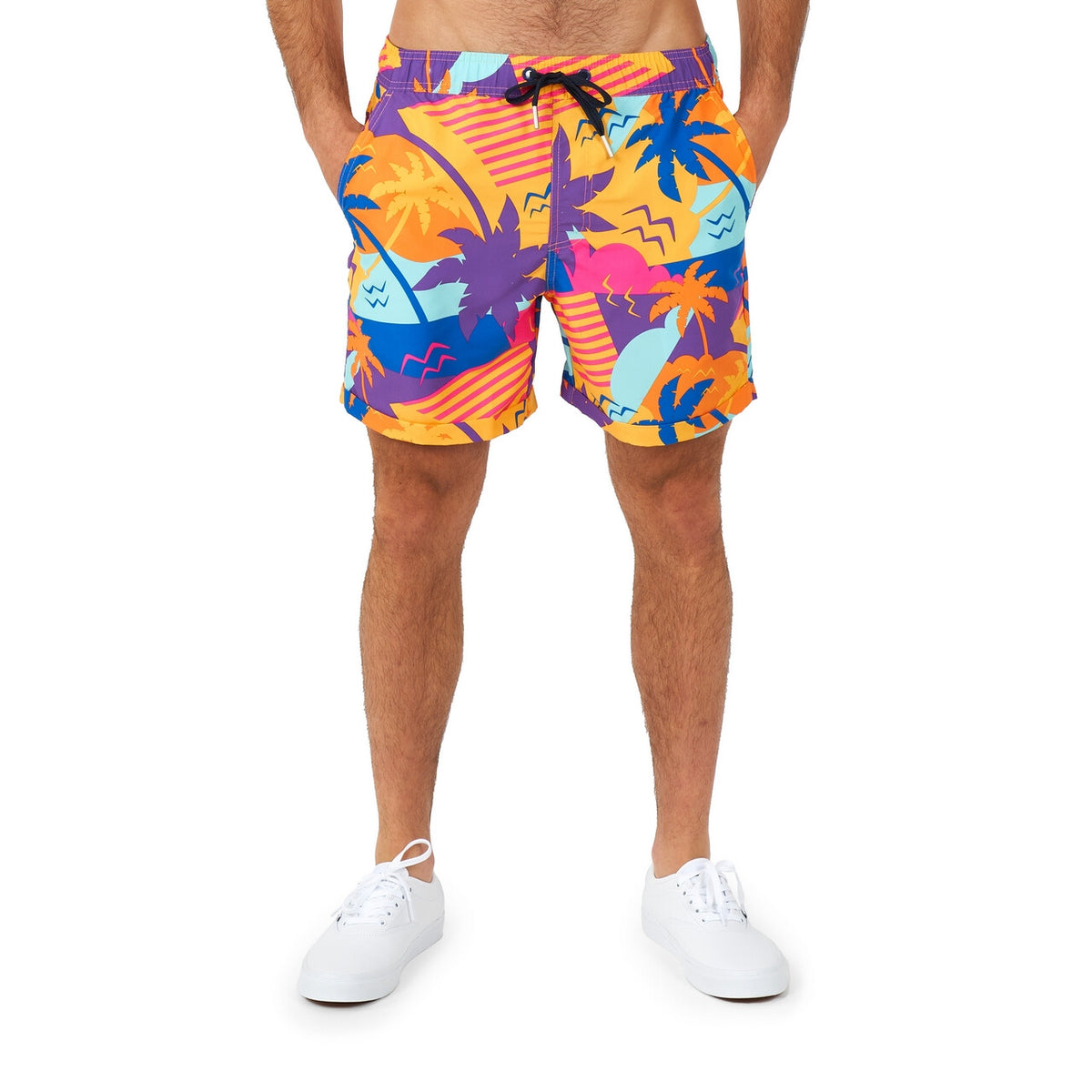 Op deze afbeelding zie je een Kostuums, van het merk Opposuits. Power Of Palm Beach Man Kostuum