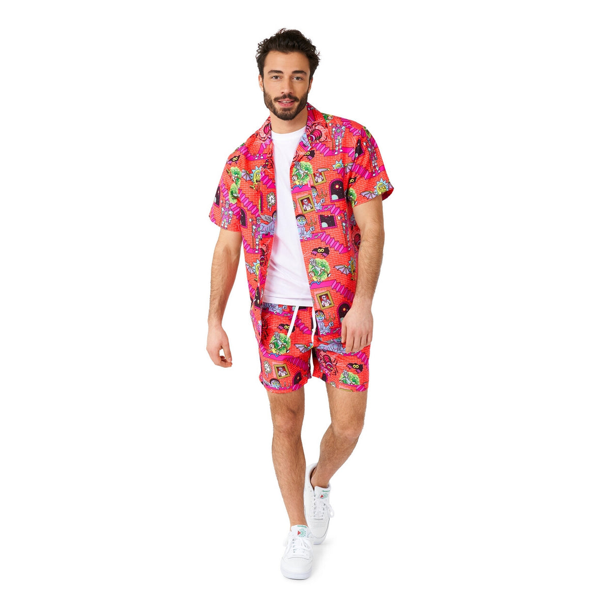 Op deze afbeelding zie je een Kostuums, van het merk Opposuits. Rick & Morty™ Haunted House Man Kostuum