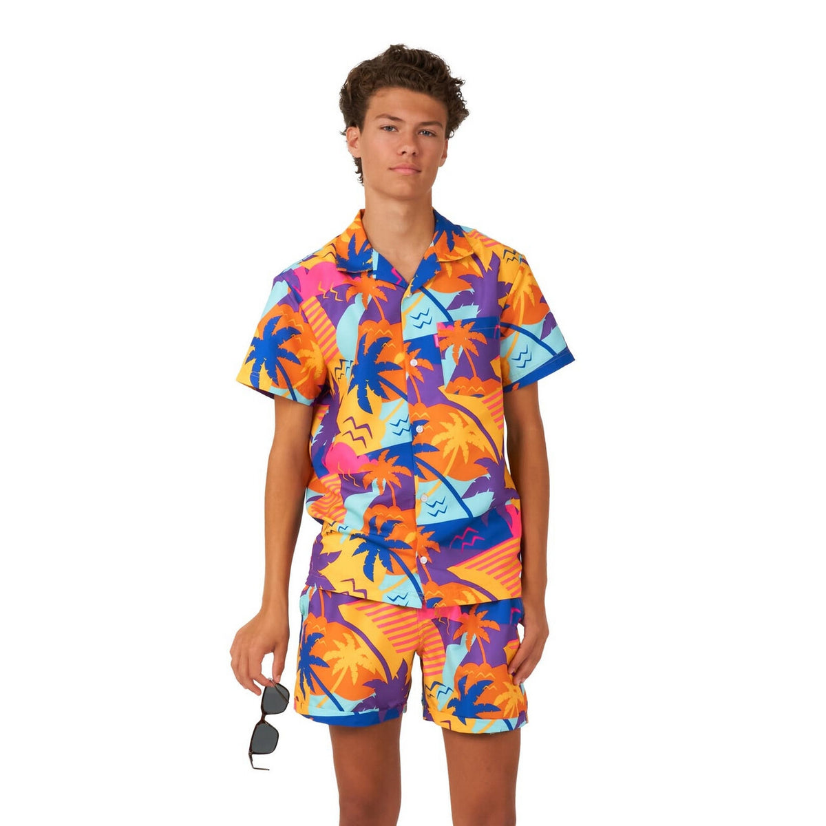 Op deze afbeelding zie je een Kostuums, van het merk Opposuits. Tiener Palm Power Jongen Kostuum