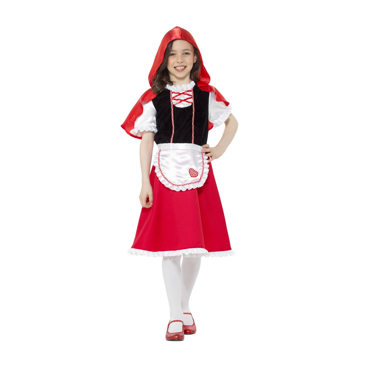 Op deze afbeelding zie je een Kostuums, van het merk Smiffy's. Roodkapje Het Schatje Van Oma Meisje Kostuum