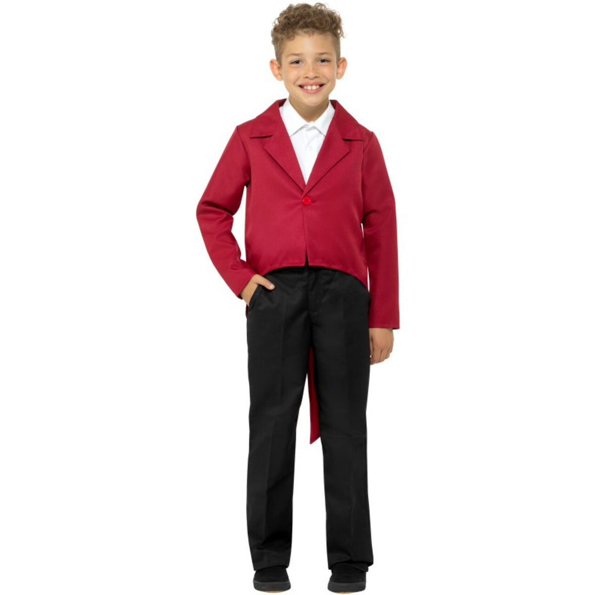 Op deze afbeelding zie je een Kostuums, van het merk Smiffy's. Rokkostuum Dirigent Rood Kind