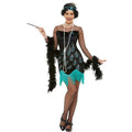 Robe Charleston Motif Paon Costume