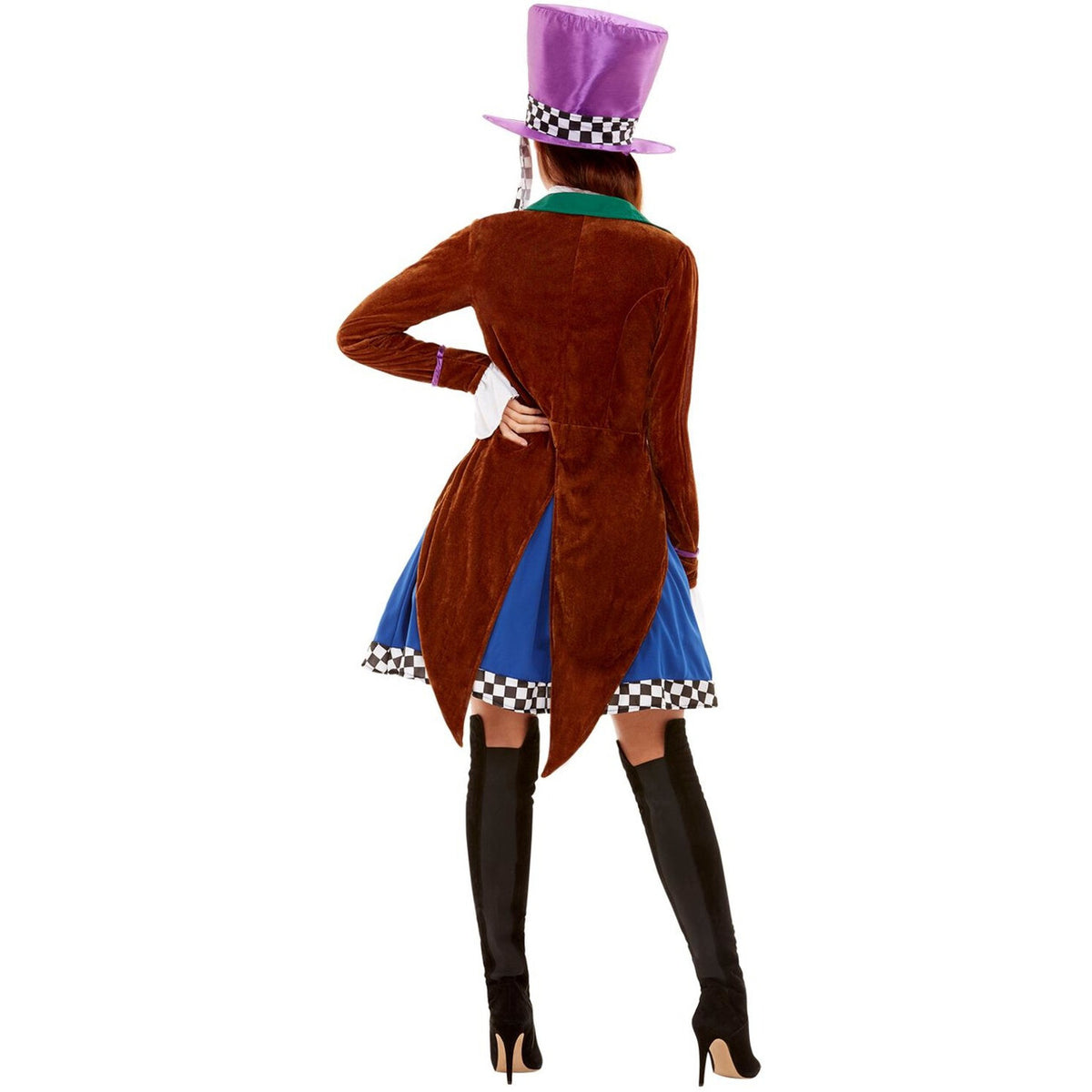Op deze afbeelding zie je een Kostuums, van het merk Smiffy's. Zo Gek Als Een Mad Hatter Vrouw Kostuum