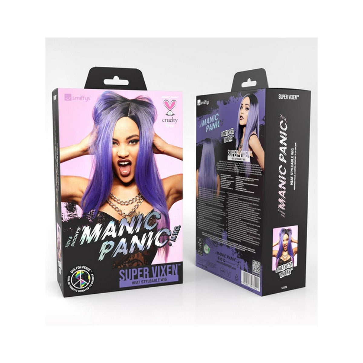 Op deze afbeelding zie je een Accessoires, van het merk Smiffy's. Amethyst Ombre Heks Pruik