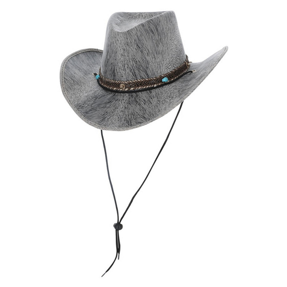 Op deze afbeelding zie je een Accessoires, van het merk Smiffy's. Grijze Rodeo Hoed Cowboy