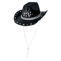 Chapeau Noir Avec Strass