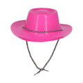 Chapeau Cowboy Métallisé Rose
