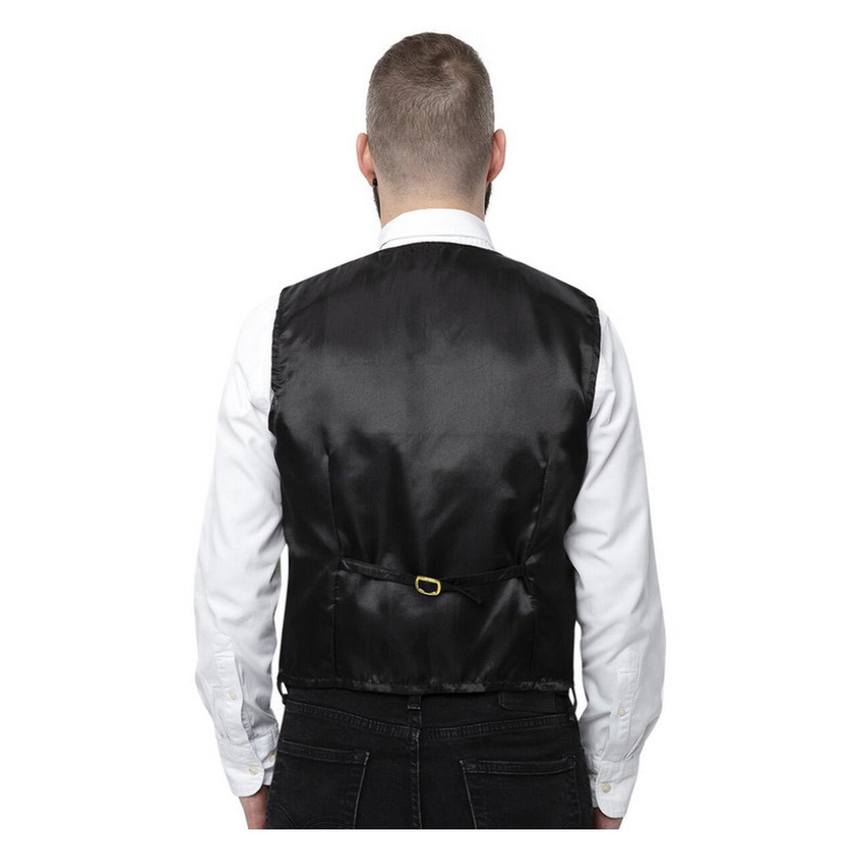 Op deze afbeelding zie je een Kostuums, van het merk Smiffy's. Good Luck Gilet Groen Man