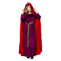 Cape Luxueuse Rouge Adeline