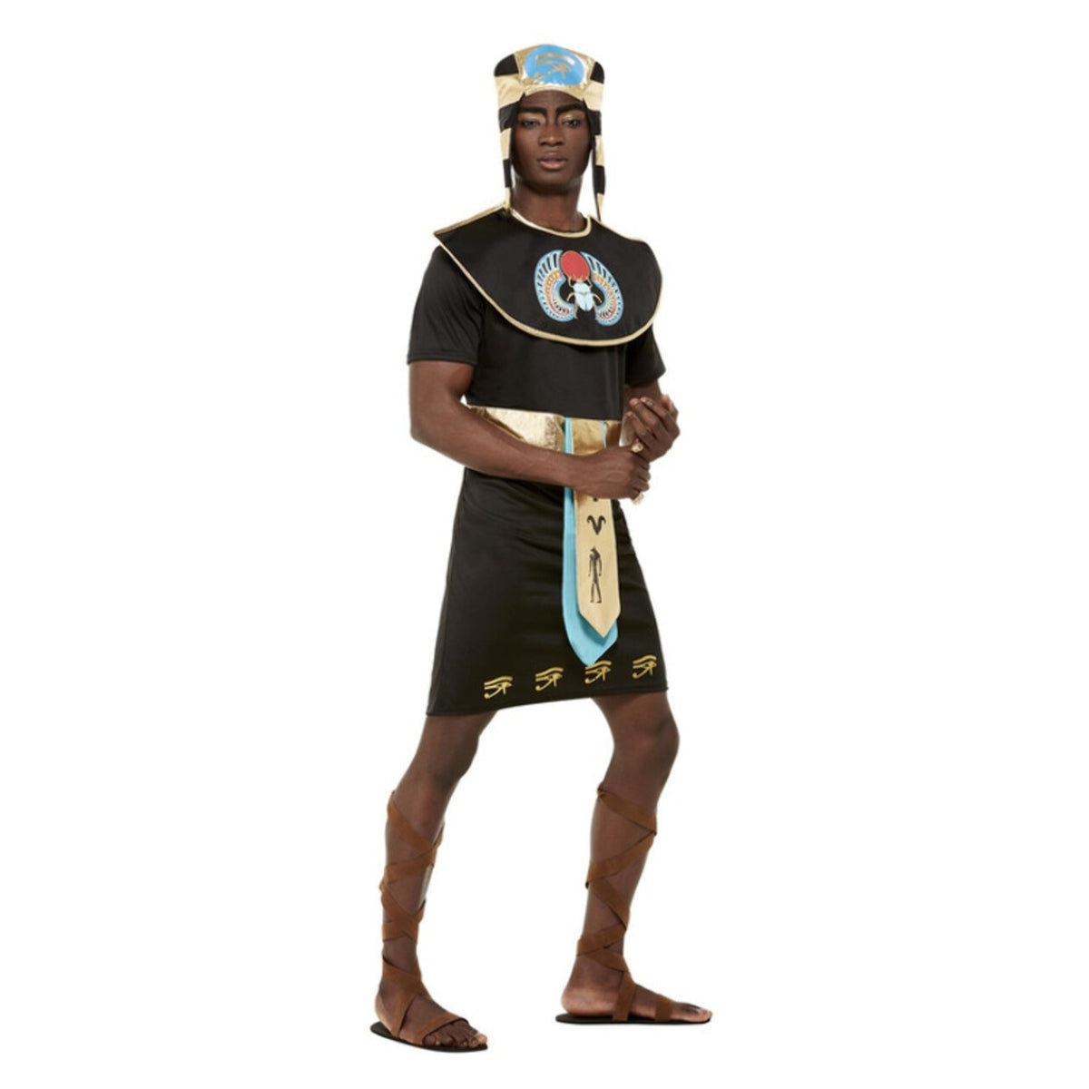 Op deze afbeelding zie je een Kostuums, van het merk Smiffy's. Egyptische Farao Snoetankamon Man Kostuum