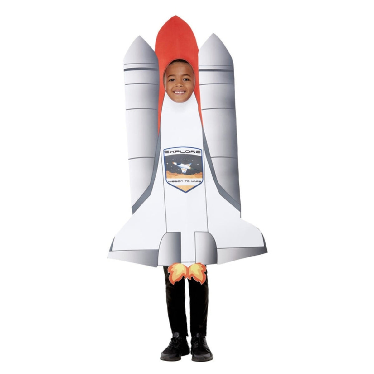 Op deze afbeelding zie je een Kostuums, van het merk Smiffy's. Astronaut Space Shuttle Kostuum Kind