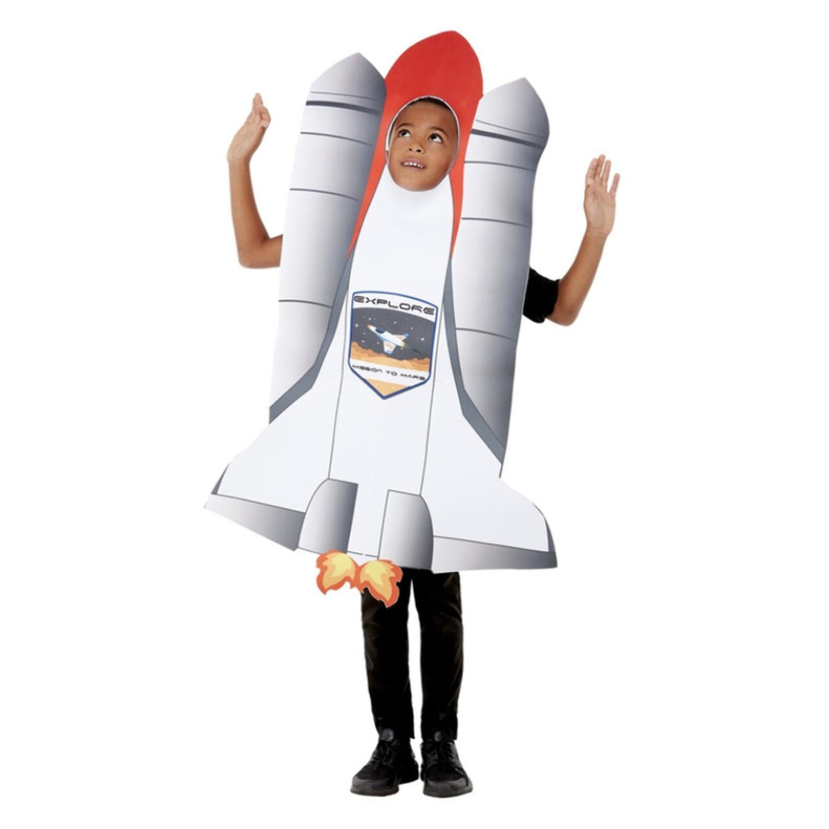 Op deze afbeelding zie je een Kostuums, van het merk Smiffy's. Astronaut Space Shuttle Kostuum Kind