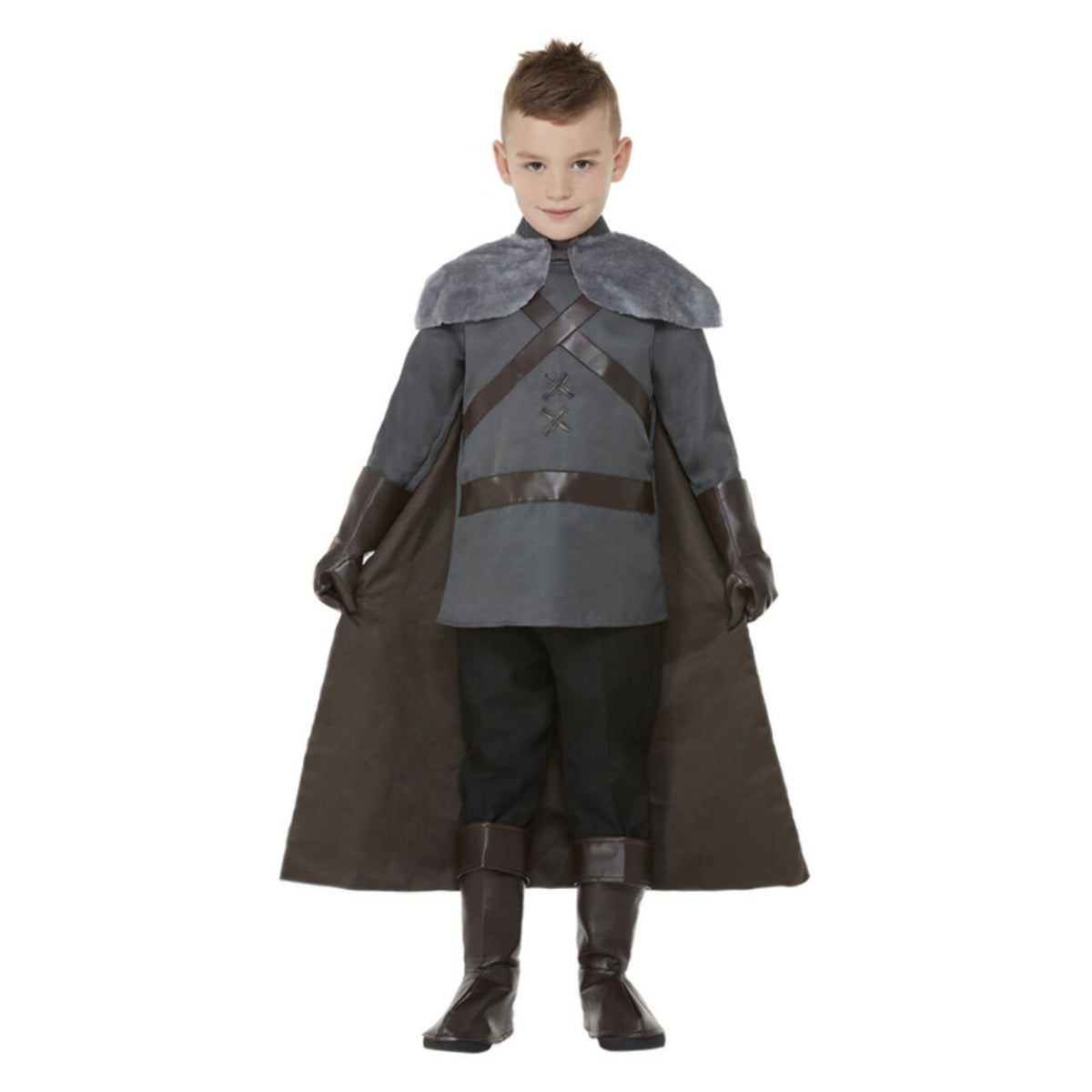 Op deze afbeelding zie je een Kostuums, van het merk Smiffy's. Deluxe Middeleeuwse Lord Godart Jongen Kostuum
