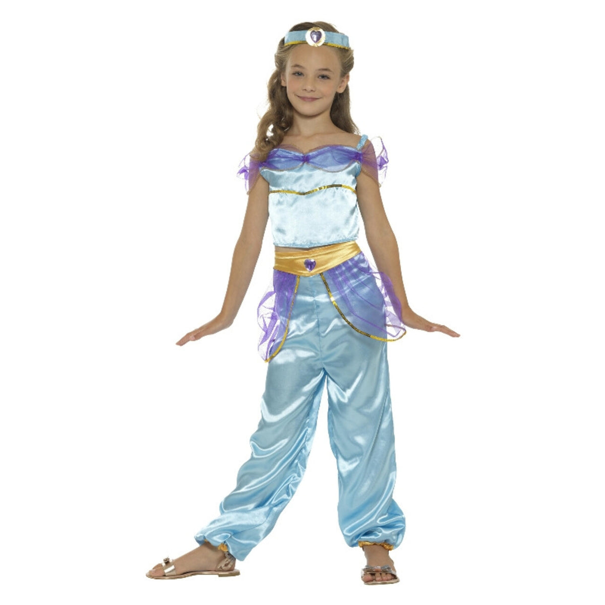 Op deze afbeelding zie je een Kostuums, van het merk Smiffy's. Dromerige Arabische Prinses Jasmijn Meisje Kostuum