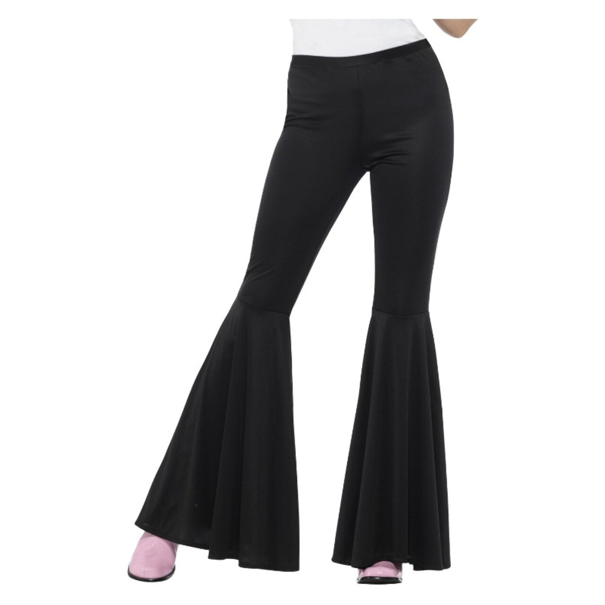 Op deze afbeelding zie je een Kostuums, van het merk Smiffy's. Dansend Terug Naar De Seventies Broek Vrouw