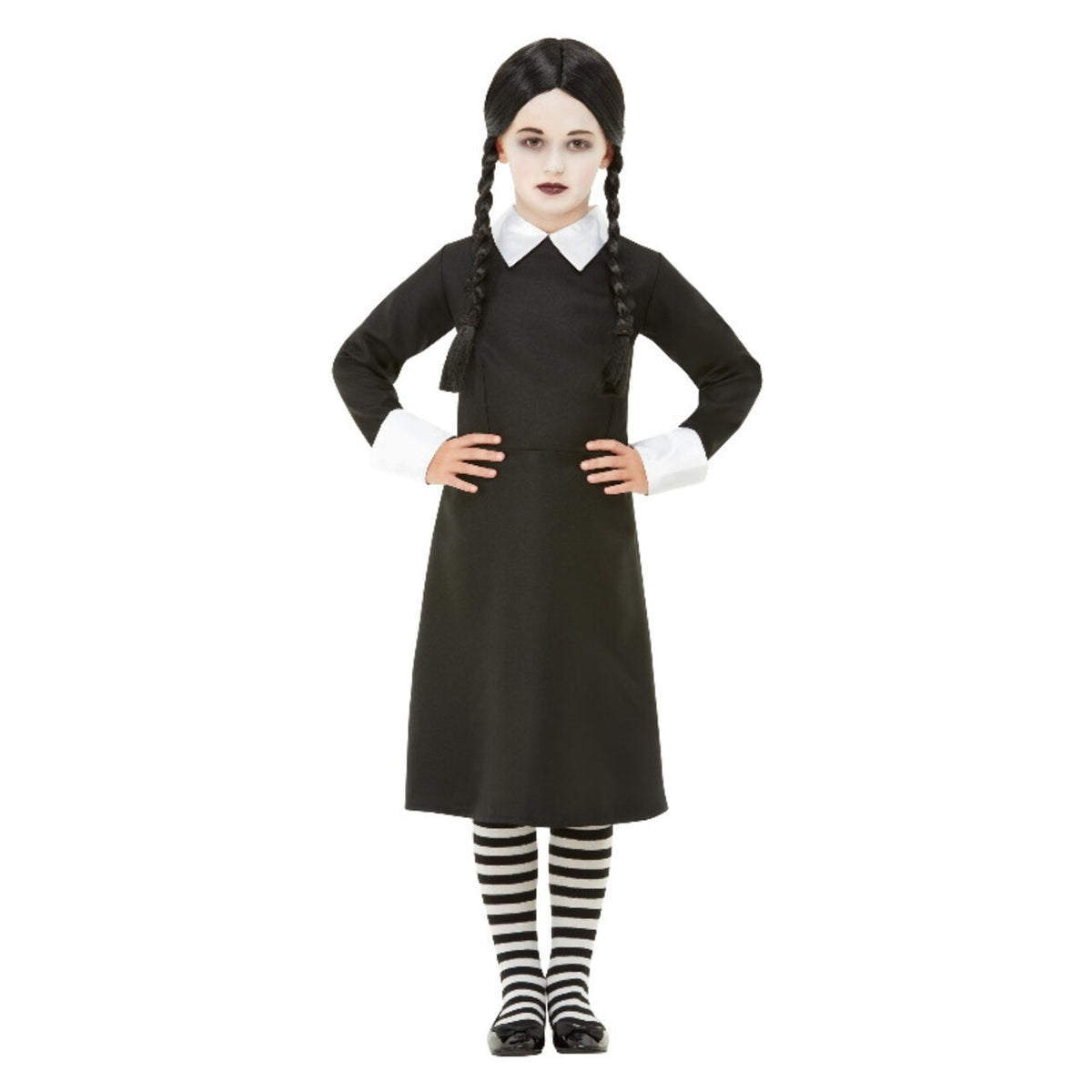 Op deze afbeelding zie je een Kostuums, van het merk Smiffy's. Gothic Schoolmeisje Vol Wee Kind Kostuum