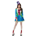 Dame Du Cirque Colorée Costume