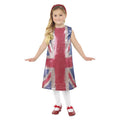 Robe à Paillettes Spicy Drapeau Britannique Costume