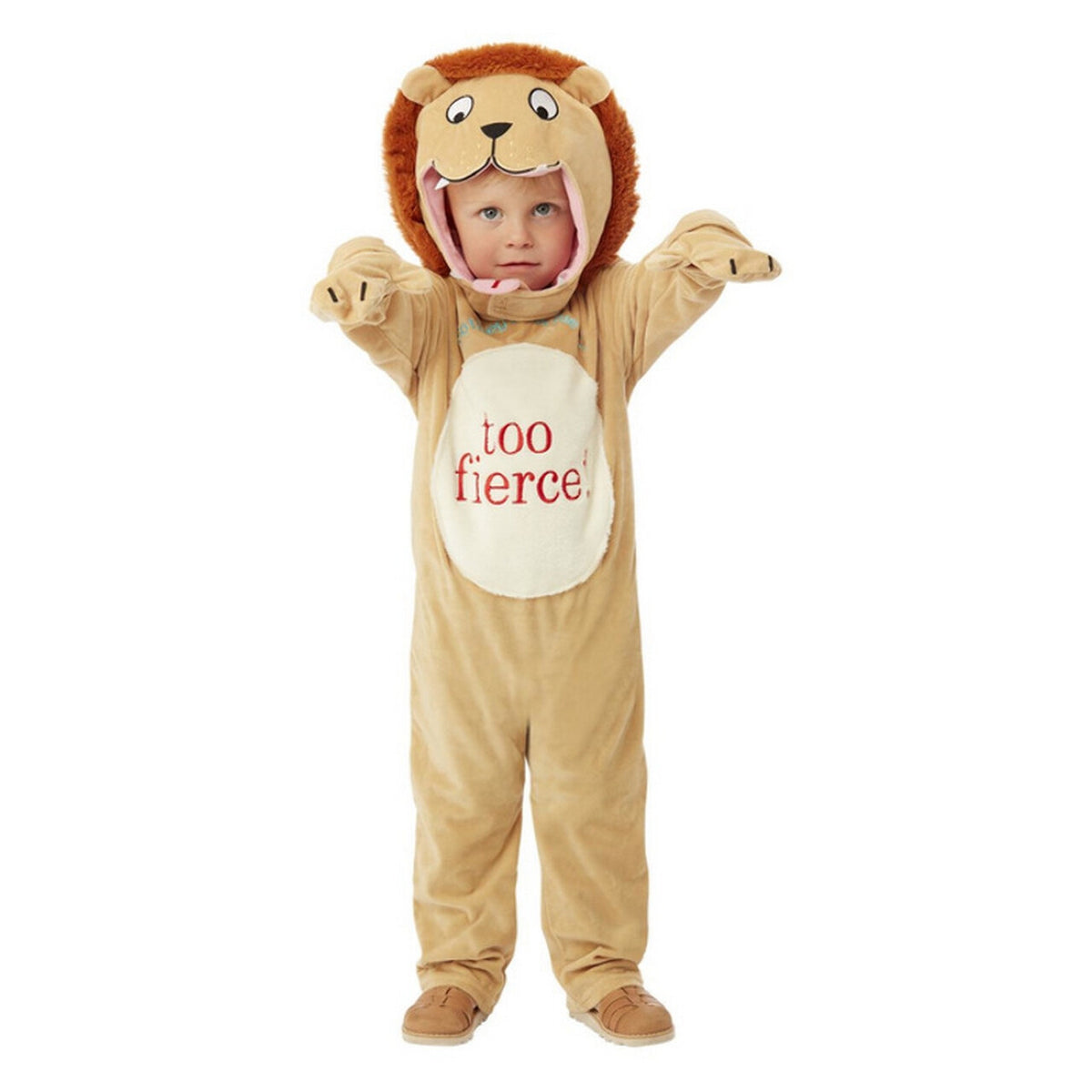 Op deze afbeelding zie je een Kostuums, van het merk Smiffy's. Dear Zoo Deluxe Fierce Leo De Lion Kind Kostuum